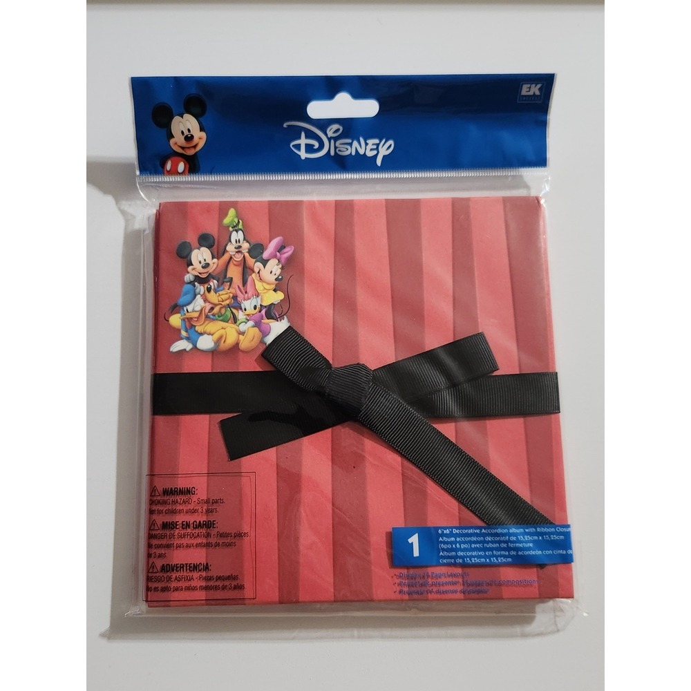 Disney Mickey Mouse & Friends 6X6 Decorative Accordion Album EK Success~NEW‎